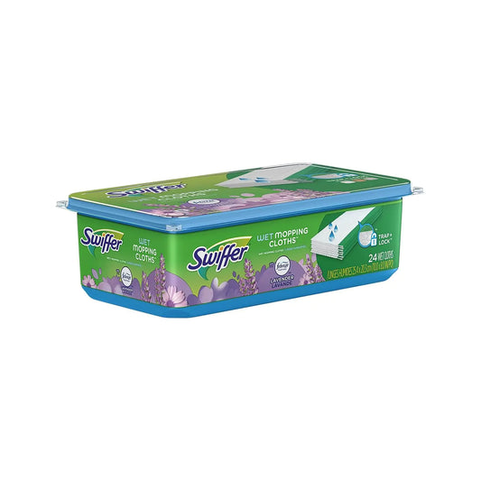 Swiffer Sweeper Wet Mopping Pad Multi Surface Refills for Floor Mop Lavender & Vanilla